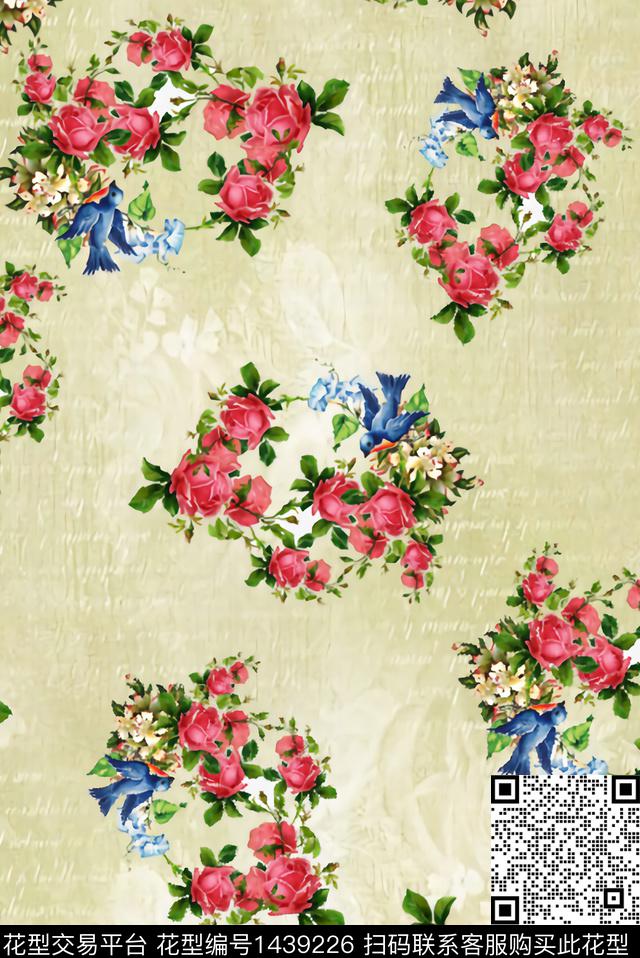 简约数码华亿平台格子数码印花华亿平台下载（图片编号: 1439226） - 瓦栏（Walan）