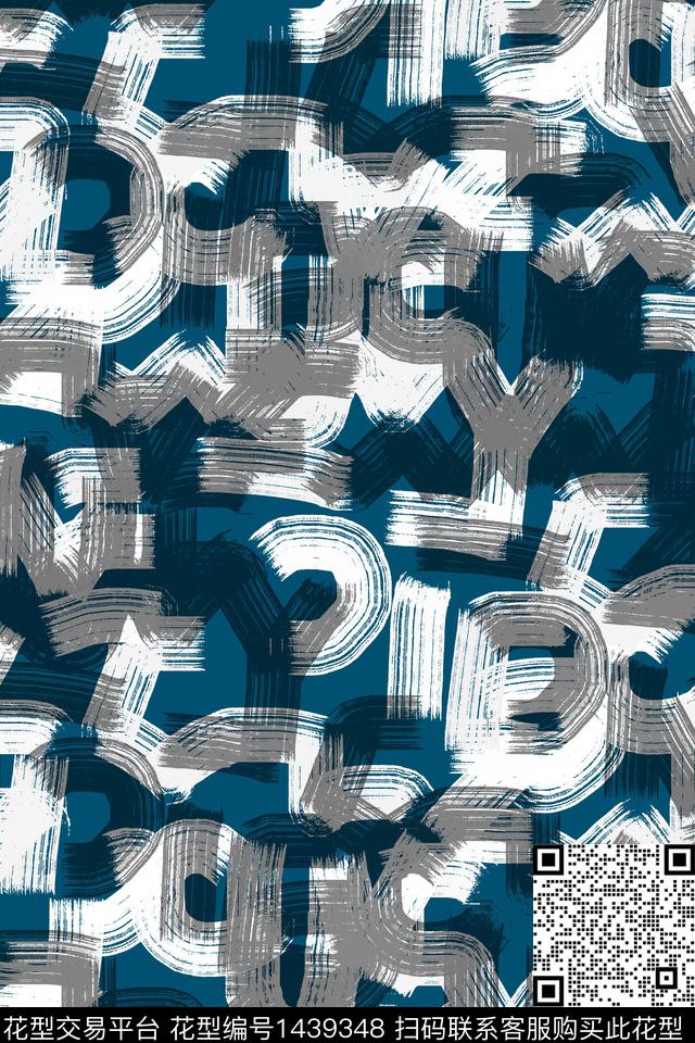 抽象男装户外家居服传统印花华亿平台下载（图片编号: 1439348） - 瓦栏（Walan）