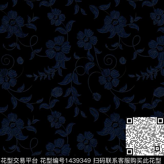 大理石抽象深色数码印花华亿平台下载（图片编号: 1439349） - 瓦栏（Walan）