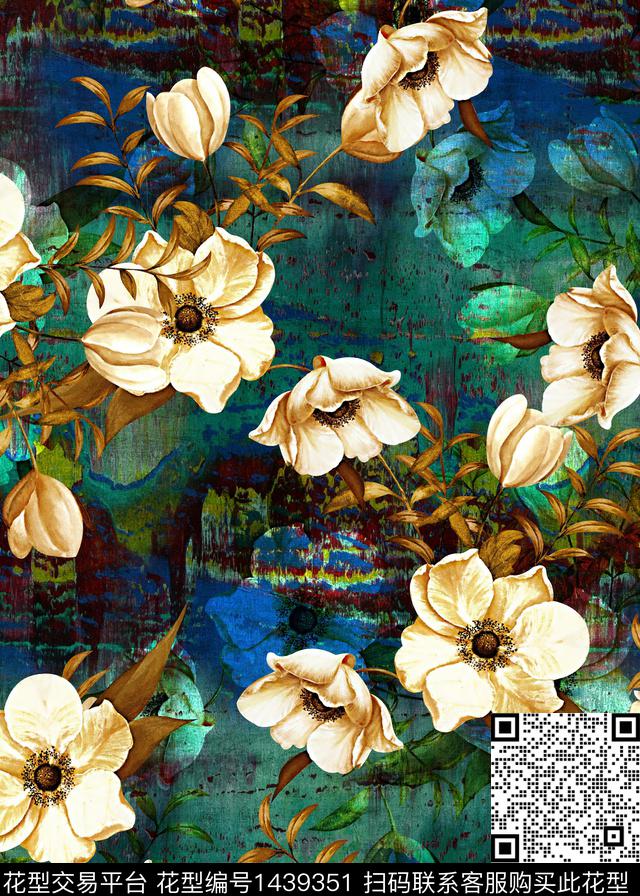 香云纱中老年复古数码印花华亿平台下载（图片编号: 1439351） - 瓦栏（Walan）