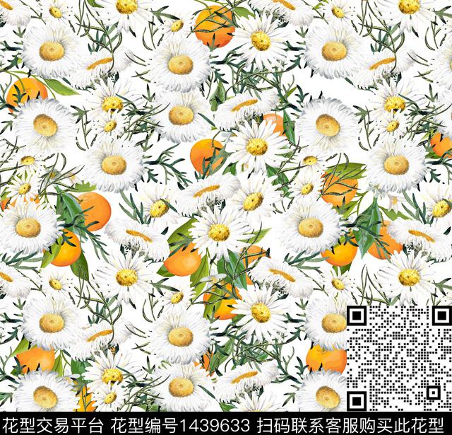 鲜花水果女装数码印花华亿平台下载（图片编号: 1439633） - 瓦栏（Walan）