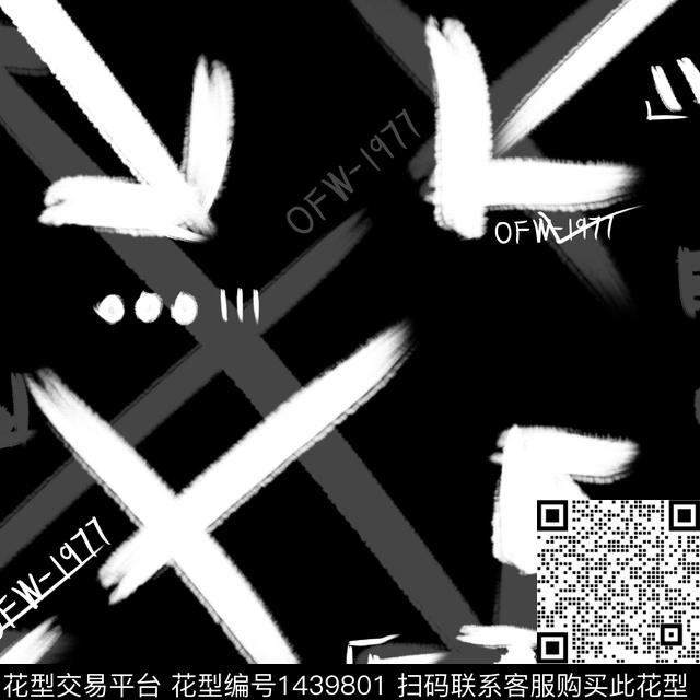 字母涂鸦男装传统印花华亿平台下载（图片编号: 1439801） - 瓦栏（Walan）