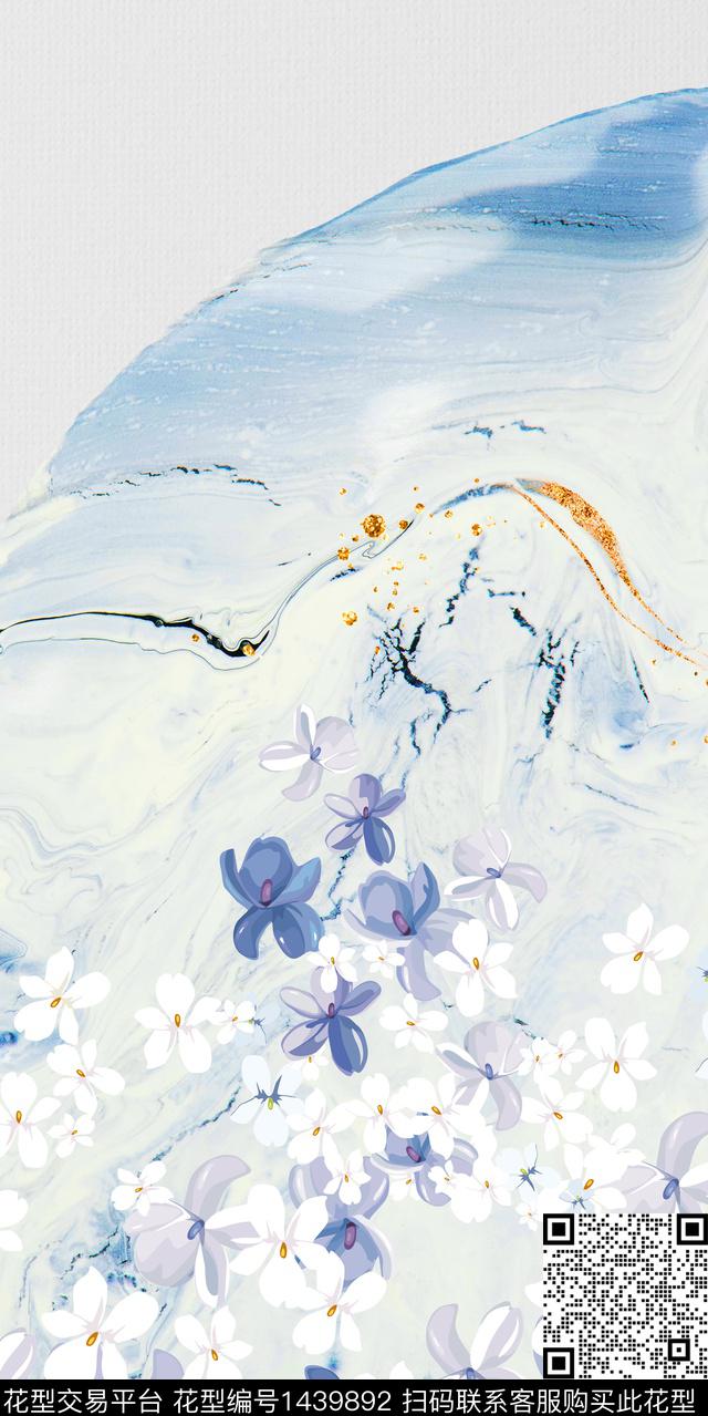 女装定位花花卉大牌风数码印花华亿平台下载（图片编号: 1439892） - 瓦栏（Walan）