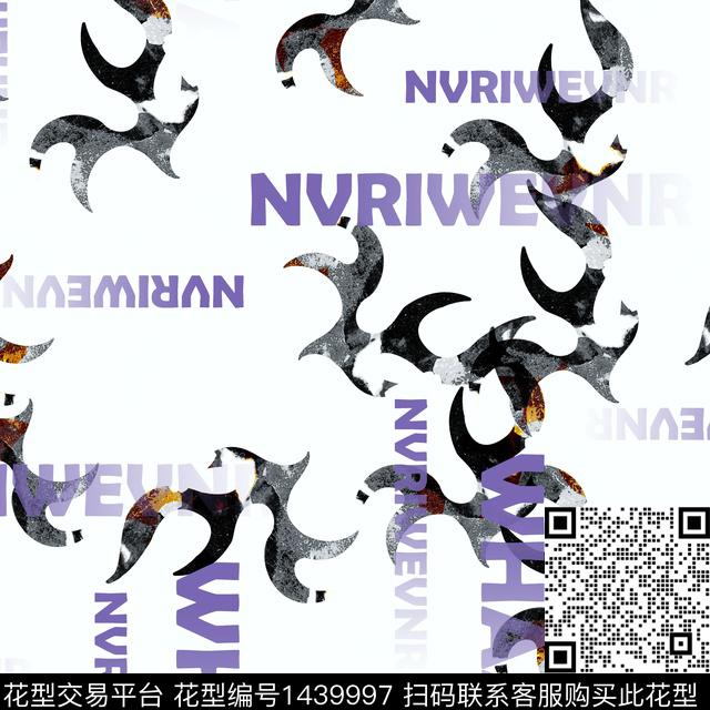 字母纸印花几何传统印花华亿平台下载（图片编号: 1439997） - 瓦栏（Walan）