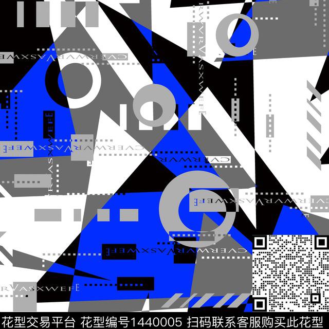 纸印花几何男装传统印花华亿平台下载（图片编号: 1440005） - 瓦栏（Walan）