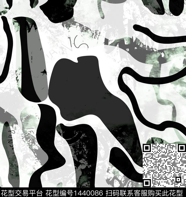 字母数码华亿平台几何数码印花华亿平台下载（图片编号: 1440086） - 瓦栏（Walan）