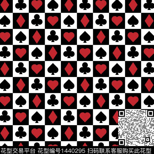 男装满版花几何格子数码印花华亿平台下载（图片编号: 1440295） - 瓦栏（Walan）