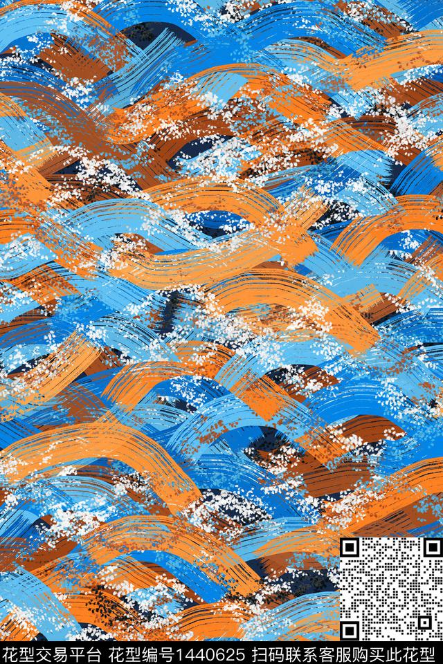 抽象男装户外家居服传统印花华亿平台下载（图片编号: 1440625） - 瓦栏（Walan）