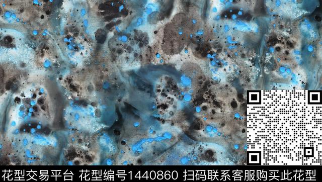 水彩水墨风扎染华亿平台数码印花华亿平台下载（图片编号: 1440860） - 瓦栏（Walan）