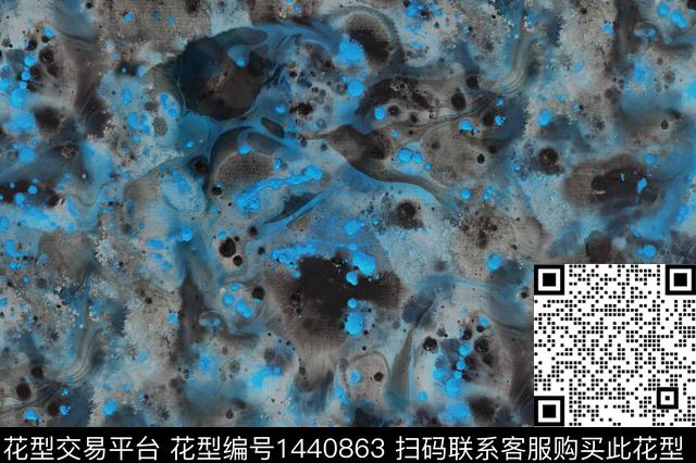 水彩水墨风扎染华亿平台数码印花华亿平台下载（图片编号: 1440863） - 瓦栏（Walan）