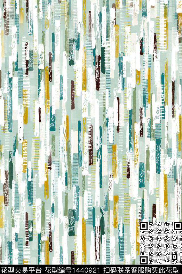 几何水彩肌理数码印花华亿平台下载（图片编号: 1440921） - 瓦栏（Walan）