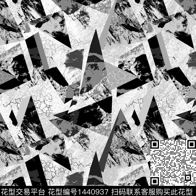 字母数码华亿平台几何数码印花华亿平台下载（图片编号: 1440937） - 瓦栏（Walan）