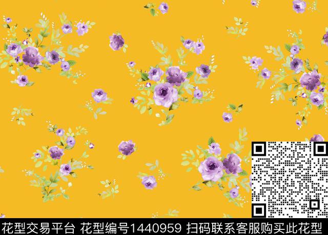 民族花卉花卉春夏华亿平台传统印花华亿平台下载（图片编号: 1440959） - 瓦栏（Walan）