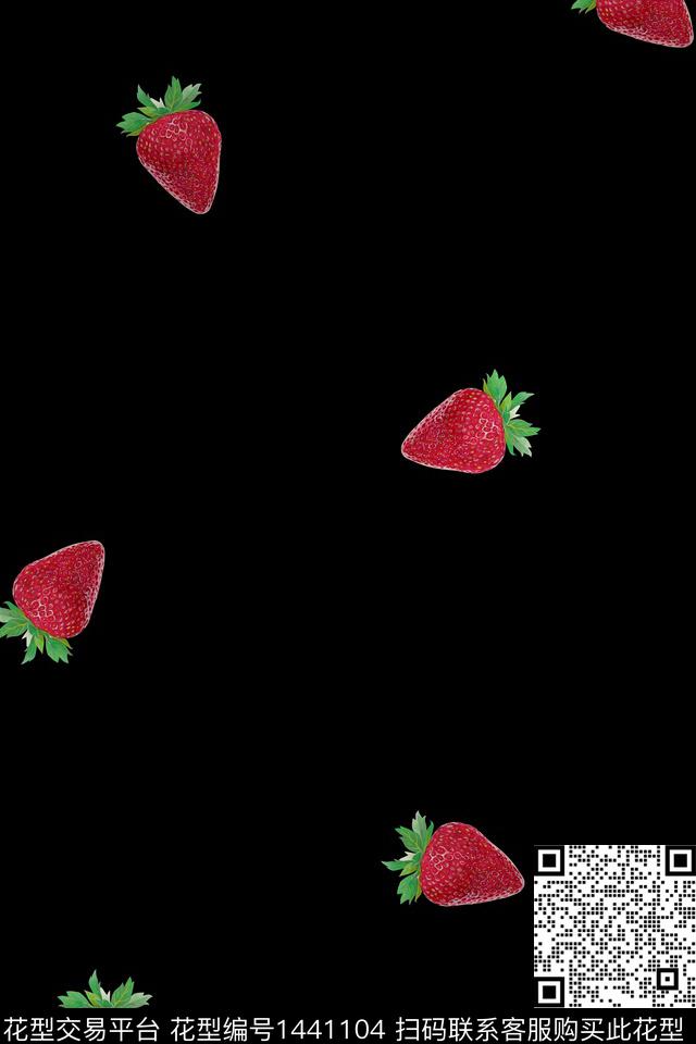 简约大牌风草莓传统印花华亿平台下载（图片编号: 1441104） - 瓦栏（Walan）