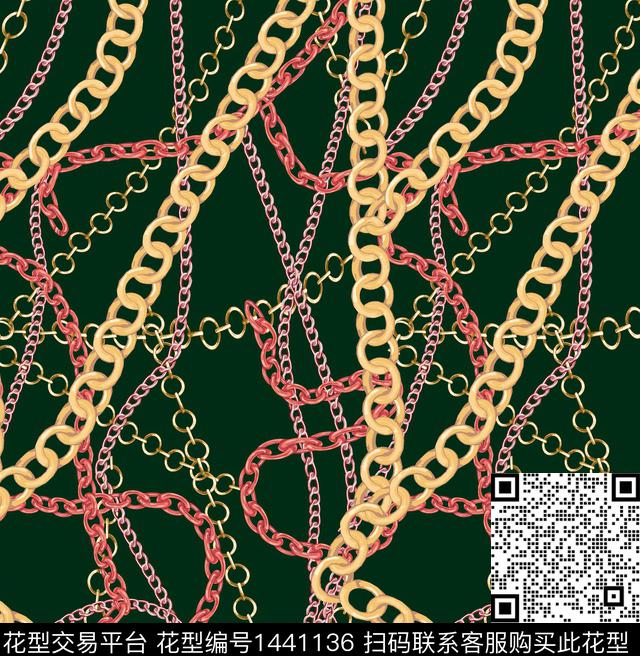 金属链条男装数码印花华亿平台下载（图片编号: 1441136） - 瓦栏（Walan）