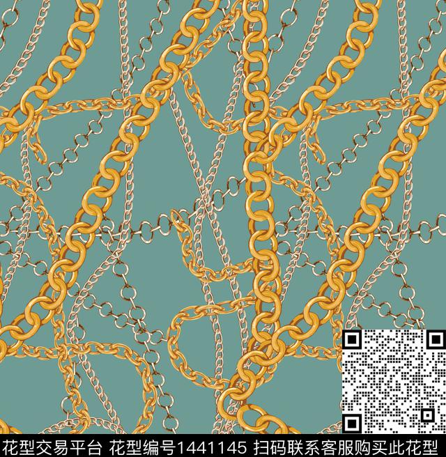 金属链条男装数码印花华亿平台下载（图片编号: 1441145） - 瓦栏（Walan）