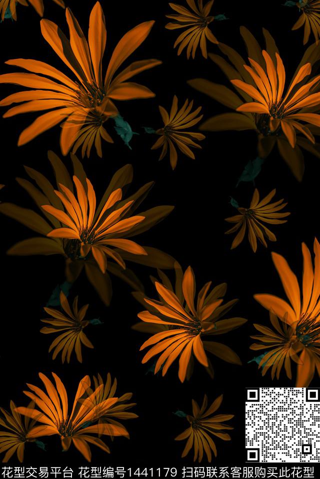 数码华亿平台女装香云纱数码印花华亿平台下载（图片编号: 1441179） - 瓦栏（Walan）