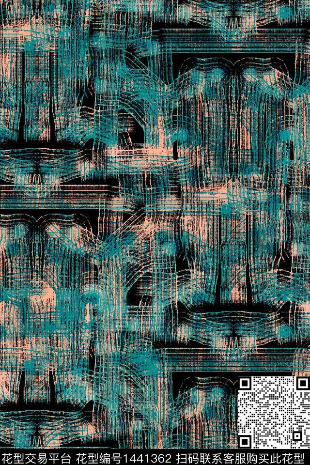 抽象男装户外家居服传统印花华亿平台下载（图片编号: 1441362） - 瓦栏（Walan）