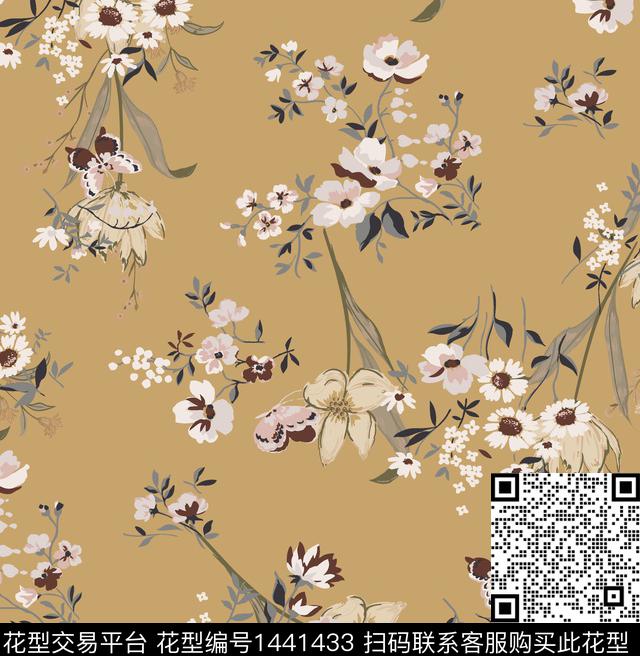 数码华亿平台几何香云纱数码印花华亿平台下载（图片编号: 1441433） - 瓦栏（Walan）