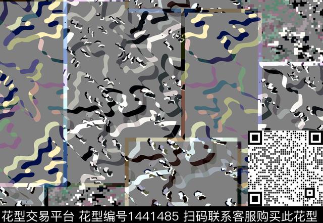 数码华亿平台花卉大牌风数码印花华亿平台下载（图片编号: 1441485） - 瓦栏（Walan）