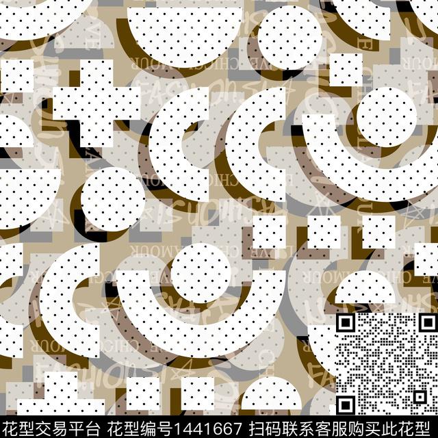 字母数码华亿平台几何数码印花华亿平台下载（图片编号: 1441667） - 瓦栏（Walan）