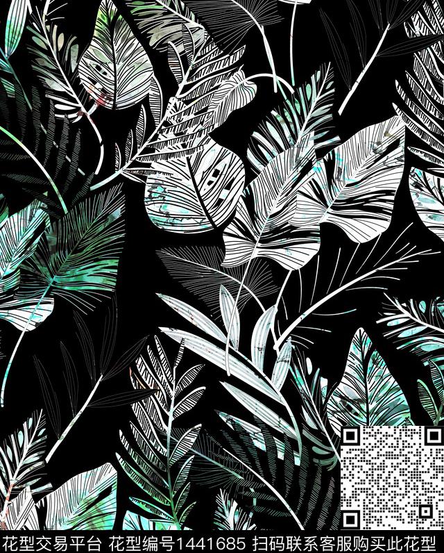 数码华亿平台定位花几何数码印花华亿平台下载（图片编号: 1441685） - 瓦栏（Walan）