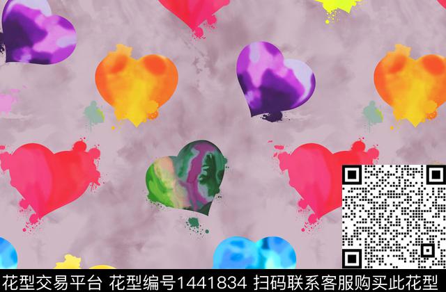 绿植树叶数码华亿平台扎染华亿平台数码印花华亿平台下载（图片编号: 1441834） - 瓦栏（Walan）