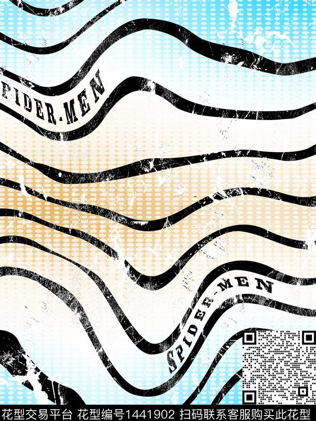 字母几何大牌风传统印花华亿平台下载（图片编号: 1441902） - 瓦栏（Walan）