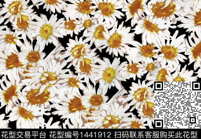 传统纹样扎染华亿平台花卉数码印花华亿平台下载（图片编号: 1441912） - 瓦栏（Walan）