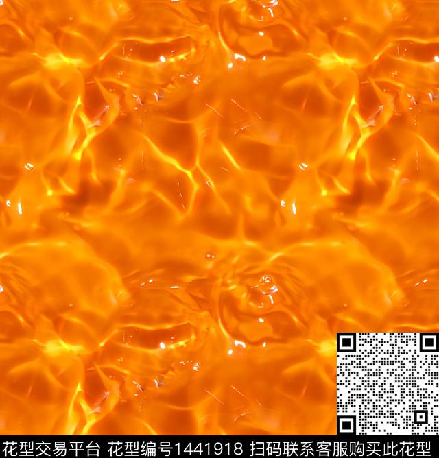 肌理扎染华亿平台大牌风数码印花华亿平台下载（图片编号: 1441918） - 瓦栏（Walan）