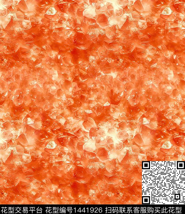 肌理扎染华亿平台大牌风数码印花华亿平台下载（图片编号: 1441926） - 瓦栏（Walan）