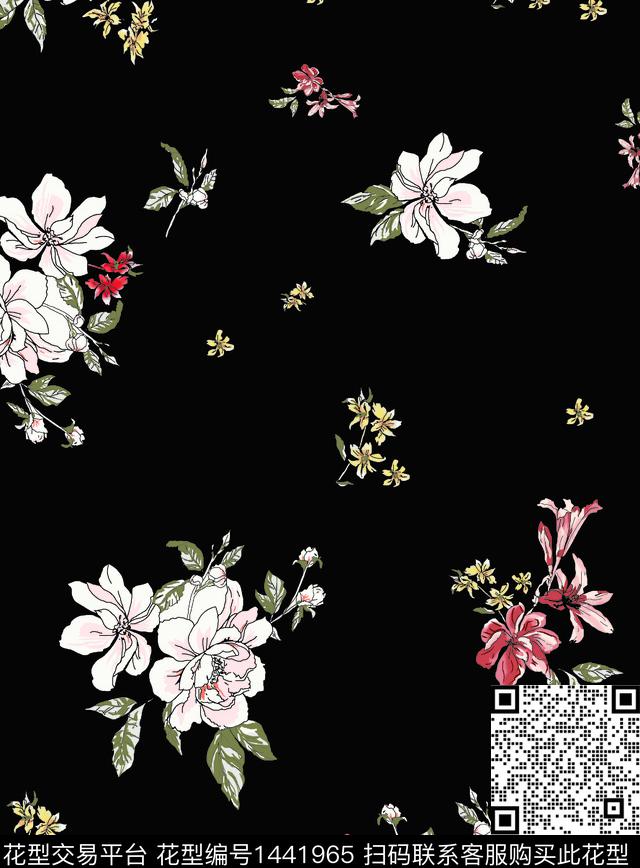 佩斯利小碎花几何数码印花华亿平台下载（图片编号: 1441965） - 瓦栏（Walan）