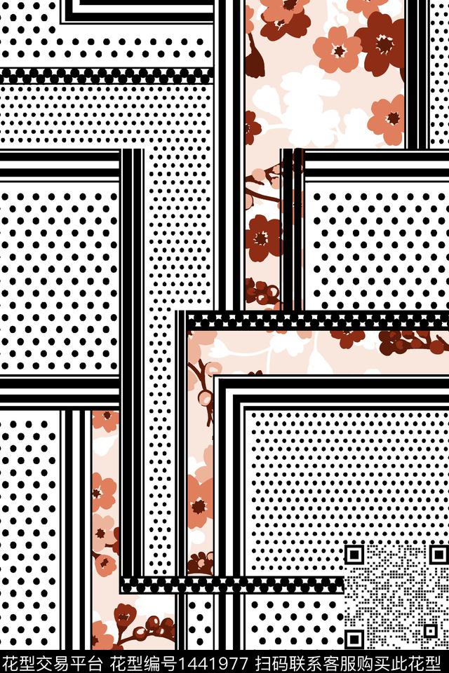 动物花卉大牌风小清新传统印花华亿平台下载（图片编号: 1441977） - 瓦栏（Walan）