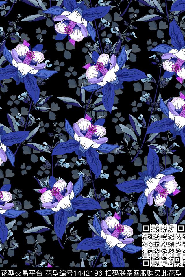 绿植树叶数码华亿平台小清新数码印花华亿平台下载（图片编号: 1442196） - 瓦栏（Walan）