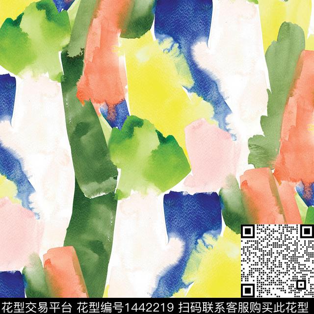 大牌风水彩花卉审数码印花华亿平台下载（图片编号: 1442219） - 瓦栏（Walan）