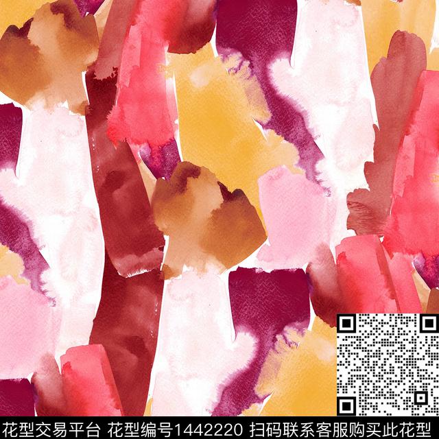 玫瑰花大牌风水彩花卉数码印花华亿平台下载（图片编号: 1442220） - 瓦栏（Walan）