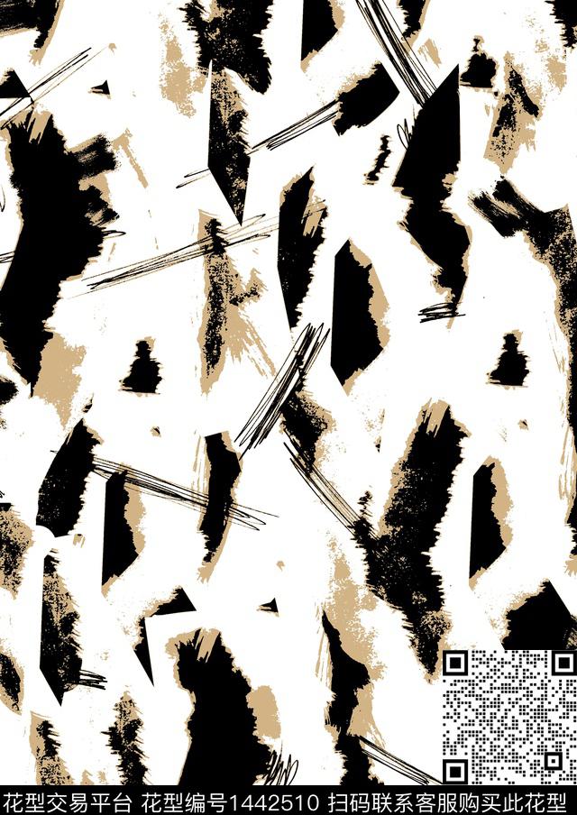 字母数码华亿平台几何数码印花华亿平台下载（图片编号: 1442510） - 瓦栏（Walan）