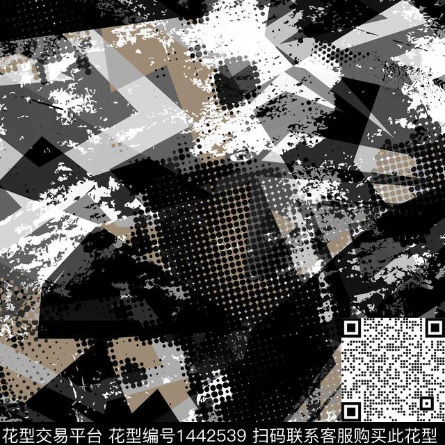 数码华亿平台几何扎染华亿平台数码印花华亿平台下载（图片编号: 1442539） - 瓦栏（Walan）