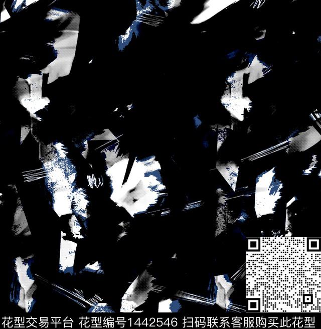 数码华亿平台几何扎染华亿平台数码印花华亿平台下载（图片编号: 1442546） - 瓦栏（Walan）