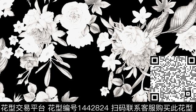 数码华亿平台定位花扎染华亿平台数码印花华亿平台下载（图片编号: 1442824） - 瓦栏（Walan）