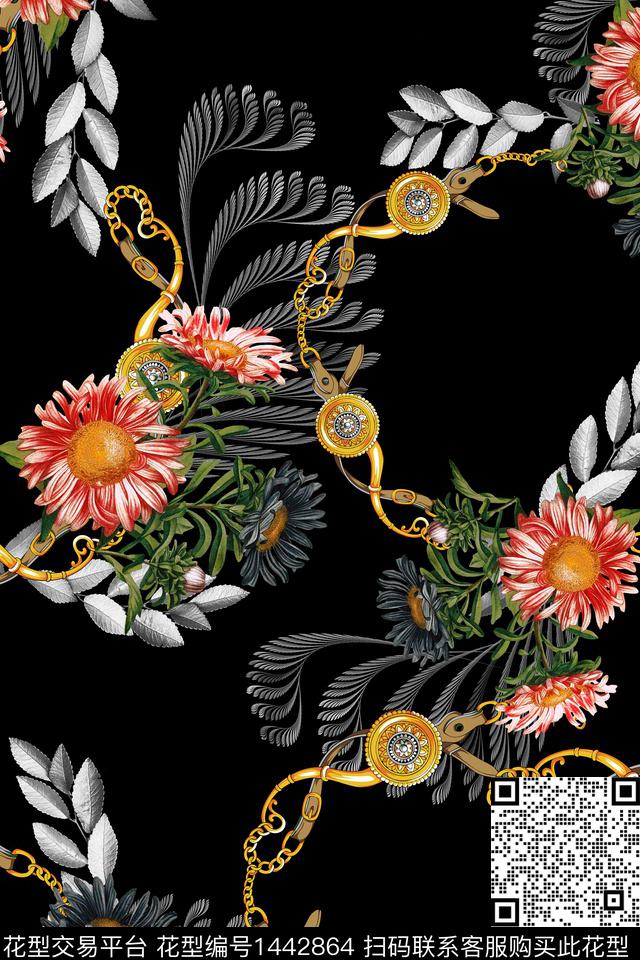 数码华亿平台民族风中国风数码印花华亿平台下载（图片编号: 1442864） - 瓦栏（Walan）