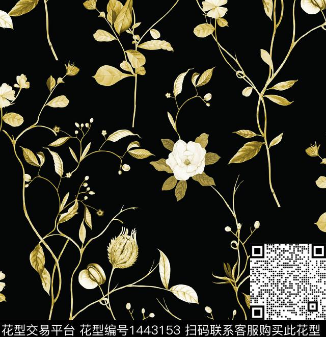 动物花卉绿植树叶春夏华亿平台数码印花华亿平台下载（图片编号: 1443153） - 瓦栏（Walan）