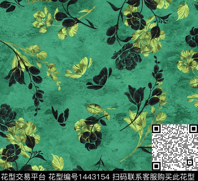 动物花卉绿植树叶春夏华亿平台数码印花华亿平台下载（图片编号: 1443154） - 瓦栏（Walan）