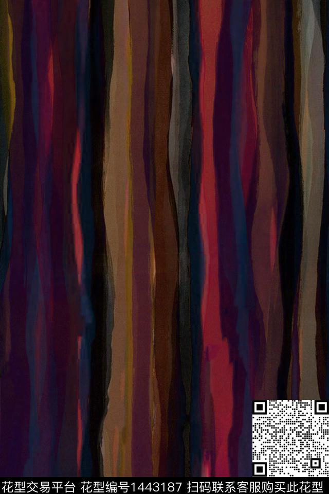 几何香云纱中国风数码印花华亿平台下载（图片编号: 1443187） - 瓦栏（Walan）