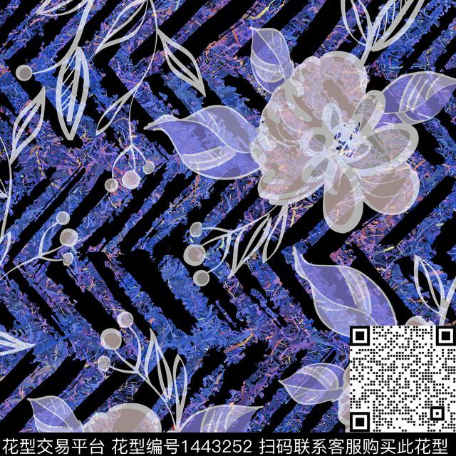 绿植树叶数码华亿平台花卉数码印花华亿平台下载（图片编号: 1443252） - 瓦栏（Walan）