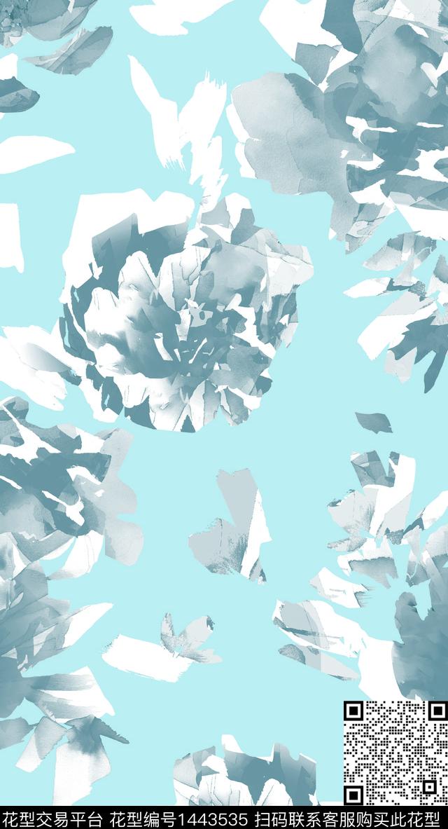 动物花卉绿植树叶女装数码印花华亿平台下载（图片编号: 1443535） - 瓦栏（Walan）