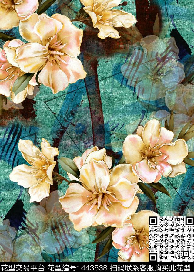 香云纱大牌风中老年数码印花华亿平台下载（图片编号: 1443538） - 瓦栏（Walan）