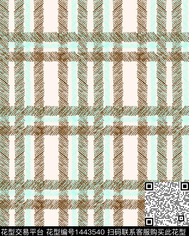 条格几何女装数码印花华亿平台下载（图片编号: 1443540） - 瓦栏（Walan）