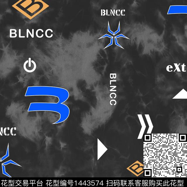 字母几何扎染华亿平台传统印花华亿平台下载（图片编号: 1443574） - 瓦栏（Walan）