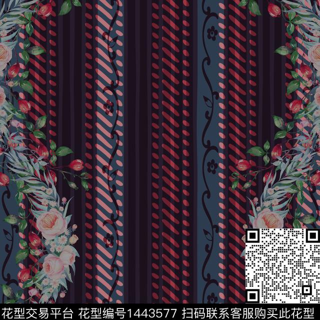 绿植树叶数码华亿平台花卉数码印花华亿平台下载（图片编号: 1443577） - 瓦栏（Walan）